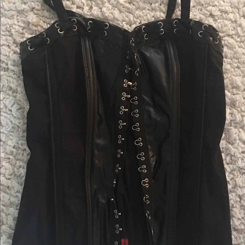 Black Corset NWOT